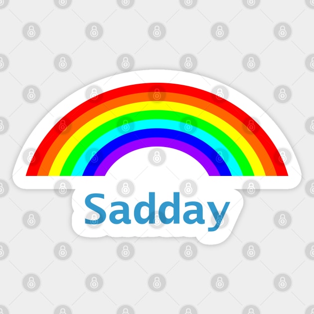 Sad Day Rainbow Sticker by ellenhenryart